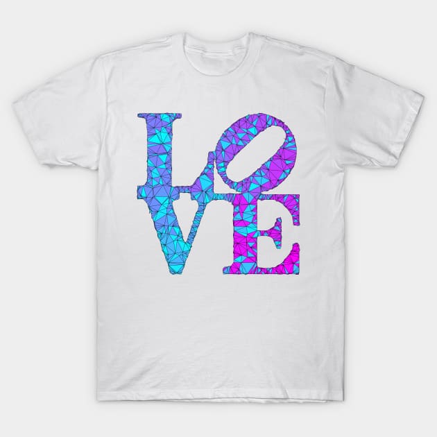 LOVE (Robert Indiana) T-Shirt by TRIME